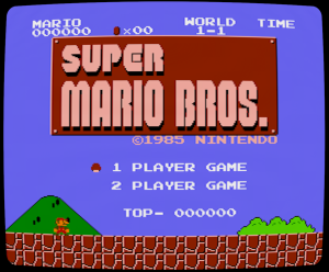 Mario Bros with the tweaked CRT emulation