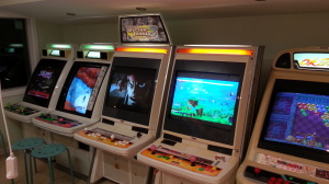 Rugdoctor's room features a variety of classic arcade games. 