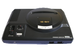 The Mark 1 Megadrive/Genesis console.