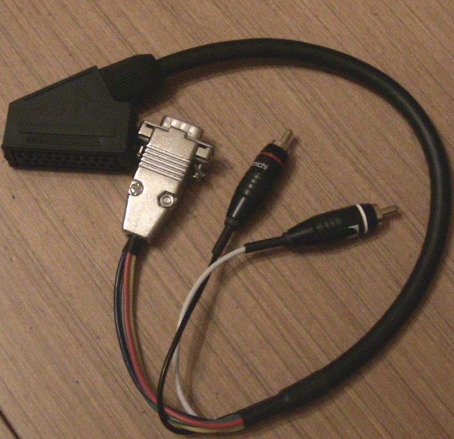 Scart To Vga Cable Vga To Scart Cable WYCK