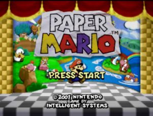 Paper Mario with the de-blur filter