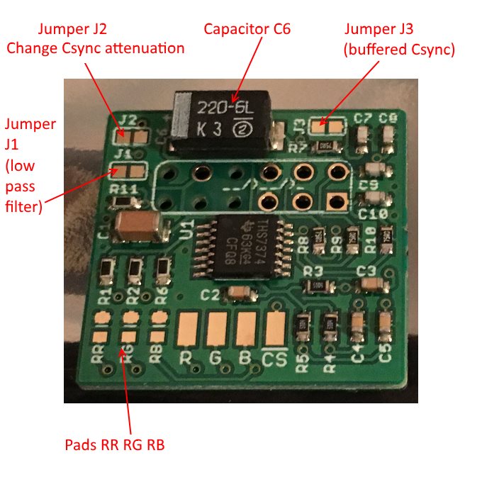 Nintendo SNES / Super Famicom 1-Chip RGB Bypass –