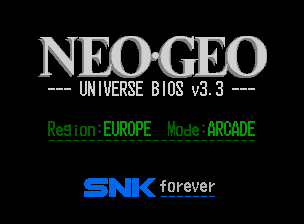 Neo Geo AES UniBIOS installation