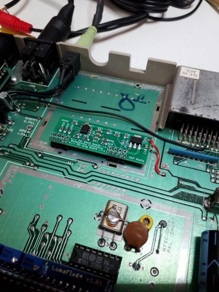 Commodore 128 パソコンセット フルメンテナンス NTSC 動作品 C64 S-Video Bypass/RF Replacement - Fitting Service
