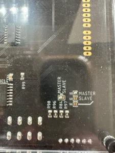 How to configure the jumpers on the underside of the GamesCare switch
