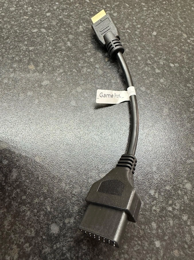 Bliss-Box & BlisSTer Game port Adapter Cable