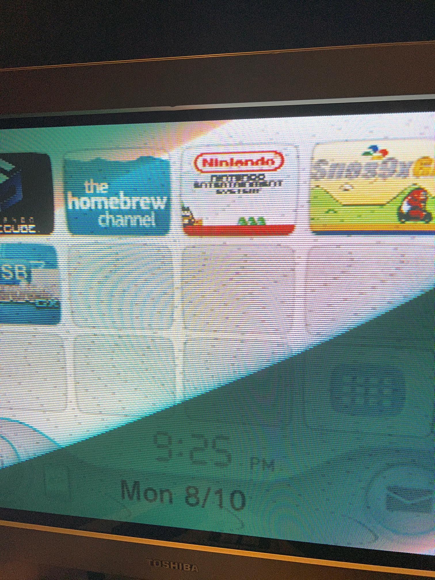 Scart issue in white part of image